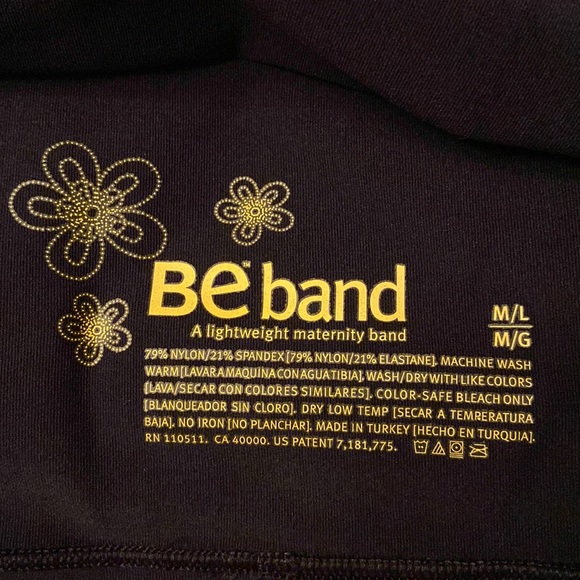 NEW! BeBand Maternity Belly Band Size M/L Black 3/$20 Sale! - Picture 6 of 10